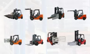 Forklift models and material handling equipment
