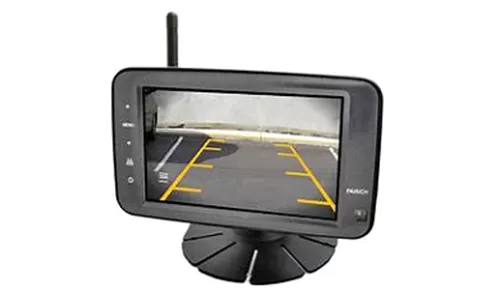 Forklift rear-view safety camera monitor