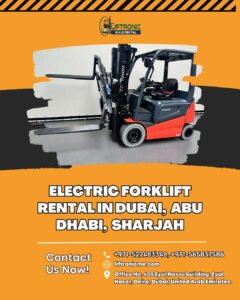 Electric Forklift Rental in Dubai, Abu Dhabi, Sharjah,